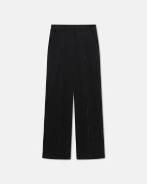 Zoelle - Slip-Satin Pants - Black